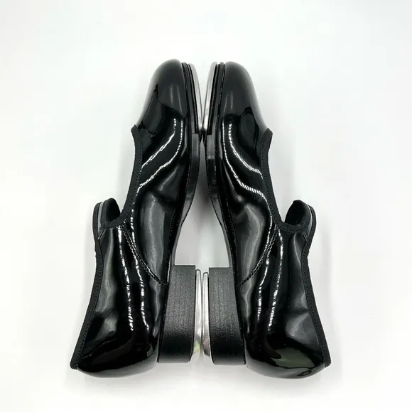 Capezio Kids Big Girls 3800 Black Patent Mary Jane Tap Dance Shoes 4