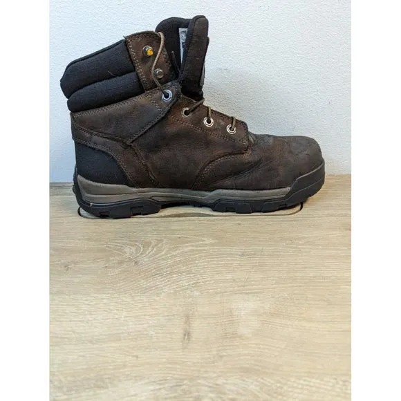 Carhartt Men's Ground Force 6&quot; Leather Composite Toe Work Boots CME 6347 size 12