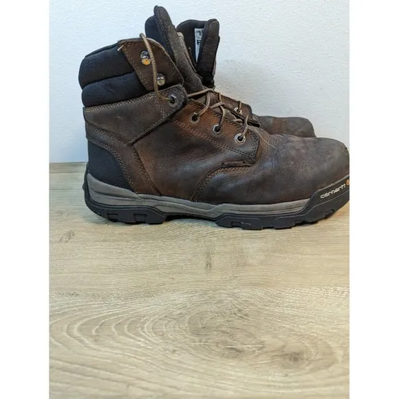 Carhartt Men's Ground Force 6&quot; Leather Composite Toe Work Boots CME 6347 size 12