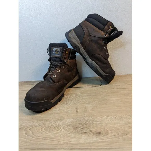 Carhartt Men's Ground Force 6&quot; Leather Composite Toe Work Boots CME 6347 size 12