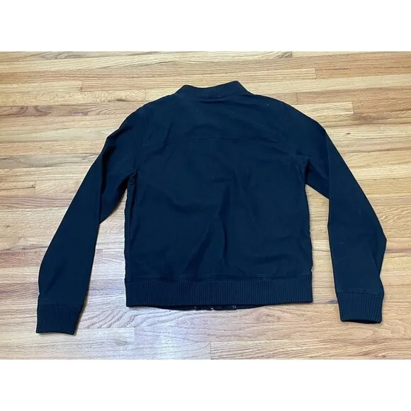 Carhartt Rugged Flex Crawford Bomber Jacket Women's S Black Mesh Lined Zip-Up