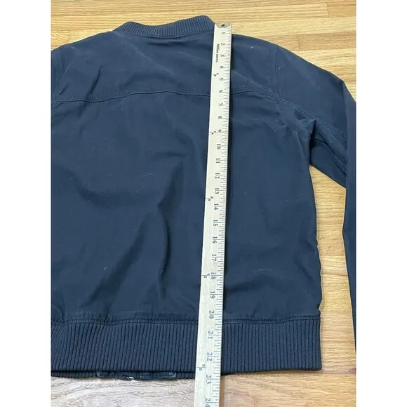 Carhartt Rugged Flex Crawford Bomber Jacket Women's S Black Mesh Lined Zip-Up