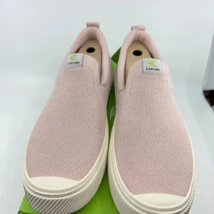 Cariuma Unisex Ibi Slip-On Casual Sneaker Shoes Round Toe Rose Knit Size 10/11.5