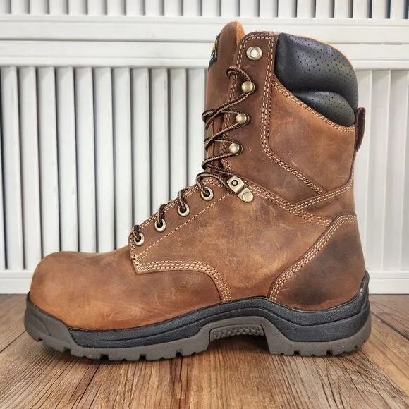 Carolina 8&quot; Waterproof Composite Broad Toe Work Boots CA8520 Mens Size 8 EE Wide