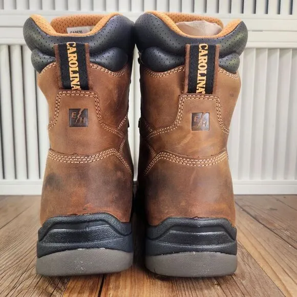 Carolina 8&quot; Waterproof Composite Broad Toe Work Boots CA8520 Mens Size 8 EE Wide