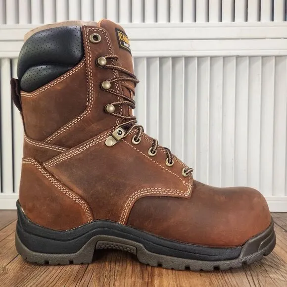 Carolina CA8520 Bruno Hi 8&quot; Waterproof Composite Broad Toe Work Boots Mens Sz 8D