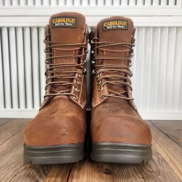Carolina CA8520 Bruno Hi 8&quot; Waterproof Composite Broad Toe Work Boots Mens Sz 8D