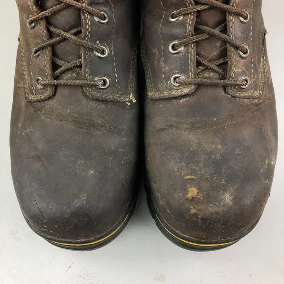 Carolina Men's 10.5D Composite Toe Brown Leather Waterproof Work Boots CA8521