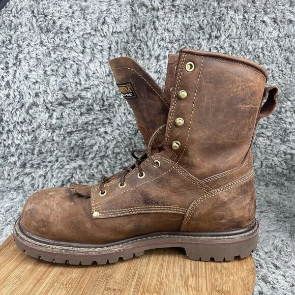 Carolina Men's 8” Composite Toe Waterproof Leather Boots Men's 11 D CA8528