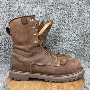 Carolina Men's 8” Composite Toe Waterproof Leather Boots Men's 11 D CA8528