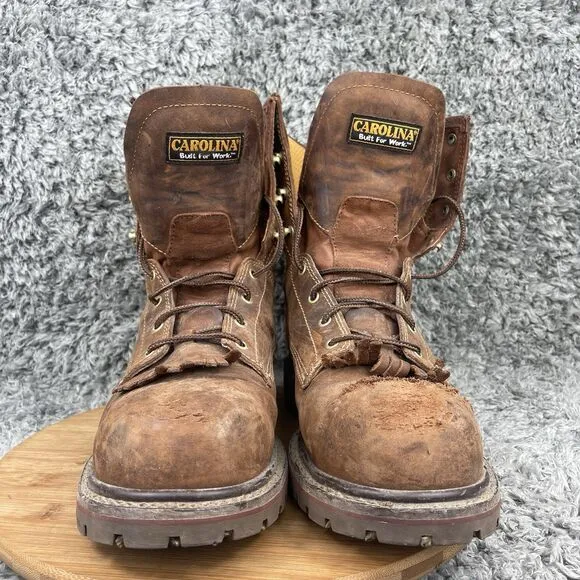 Carolina Men's 8” Composite Toe Waterproof Leather Boots Men's 11 D CA8528