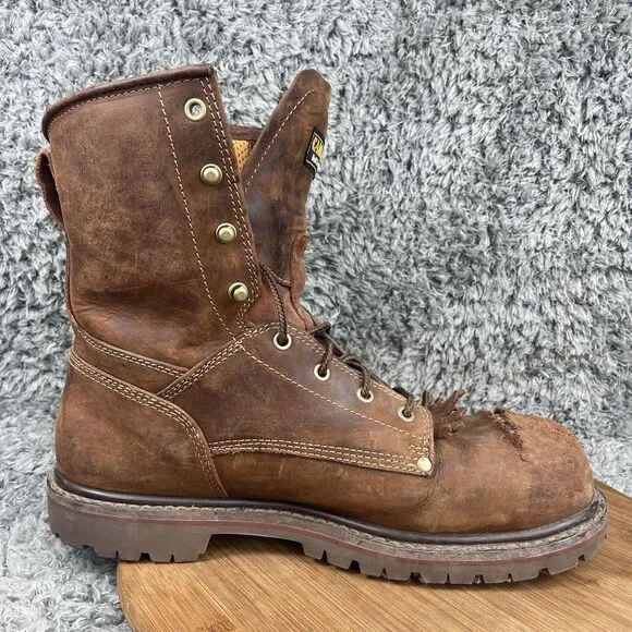 Carolina Men's 8” Composite Toe Waterproof Leather Boots Men's 11 D CA8528