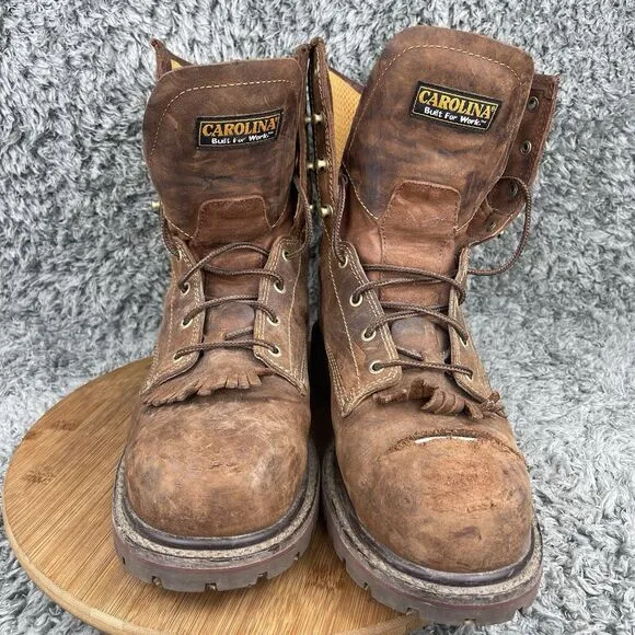 Carolina Men's 8” Composite Toe Waterproof Leather Boots Men's 11 D CA8528