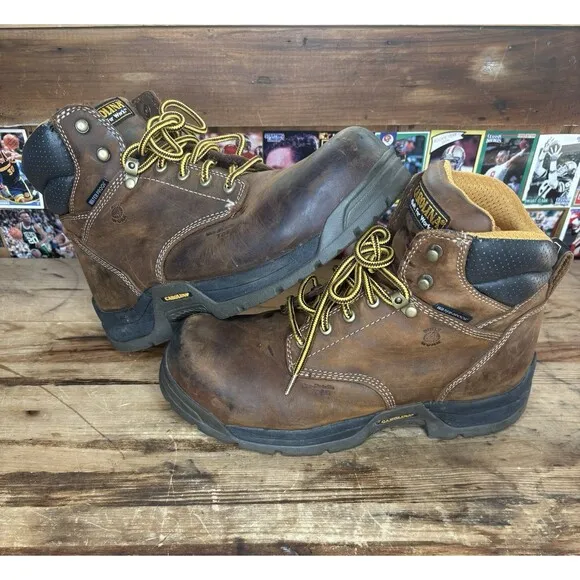 Carolina Work Boots Mens Size 10 D Composite Toe 6” Waterproof CA5520 Steel Toe