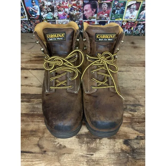Carolina Work Boots Mens Size 10 D Composite Toe 6” Waterproof CA5520 Steel Toe