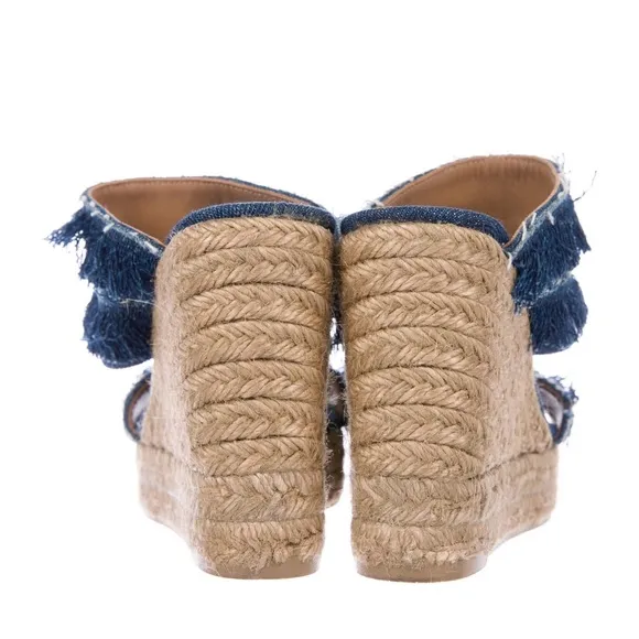 Castaner Denim Fringe Espadrilles😎