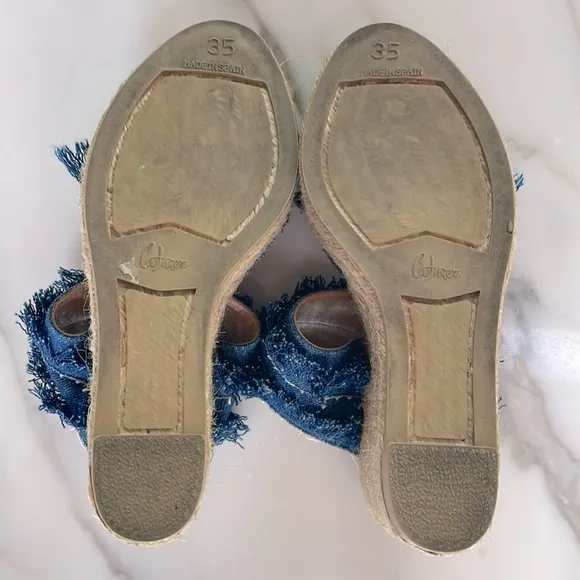 Castaner Denim Fringe Espadrilles😎