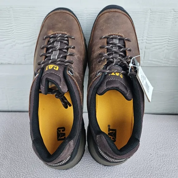 CAT Caterpillar Streamline 2.0 Leather Composite Toe Work Shoes Men SZ 14 Clay