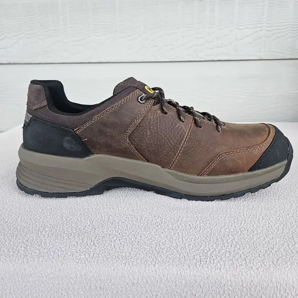 CAT Caterpillar Streamline 2.0 Leather Composite Toe Work Shoes Men SZ 14 Clay