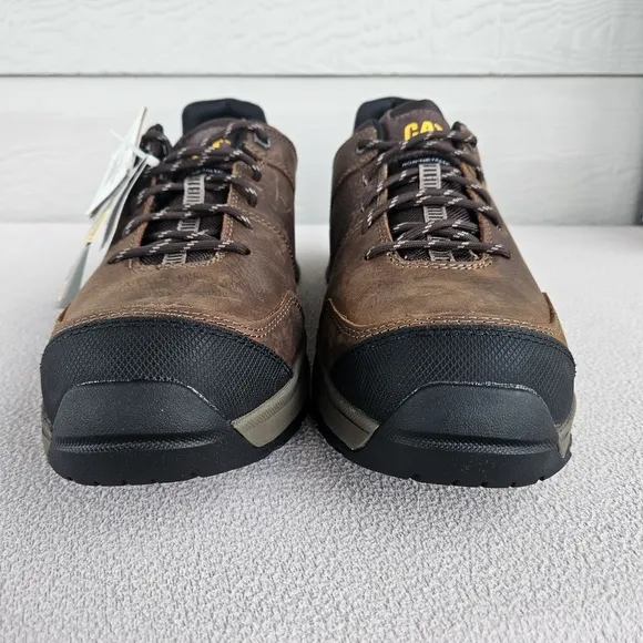 CAT Caterpillar Streamline 2.0 Leather Composite Toe Work Shoes Men SZ 14 Clay