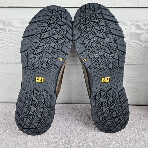 CAT Caterpillar Streamline 2.0 Leather Composite Toe Work Shoes Men SZ 14 Clay