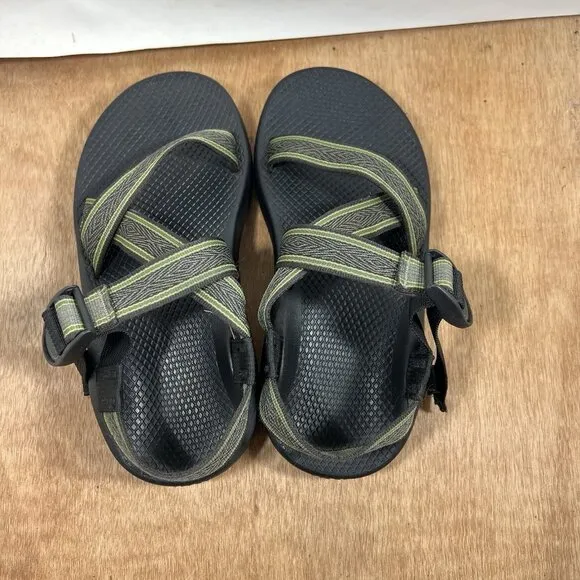 Chaco Z/1 Classic Mens Size 7 Beach Walking Breathable Sandals Green Black