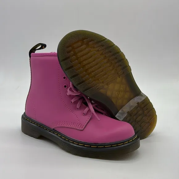 Child Dr. Martens Boots  Pink/Black 1460 J New With Box