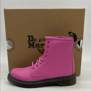 Child Dr. Martens Boots  Pink/Black 1460 J New With Box