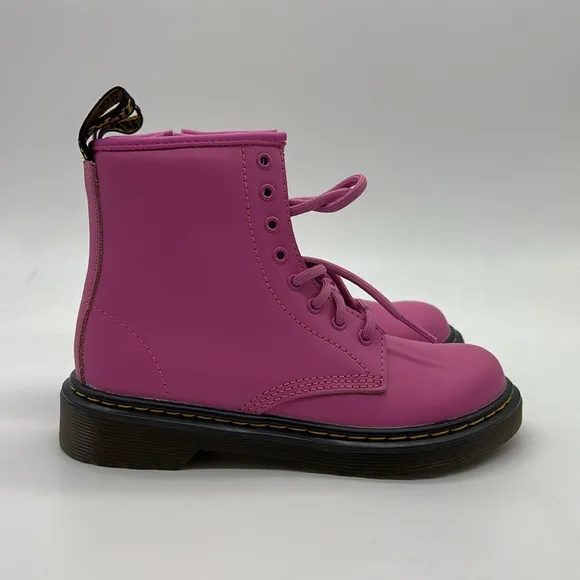 Child Dr. Martens Boots  Pink/Black 1460 J New With Box