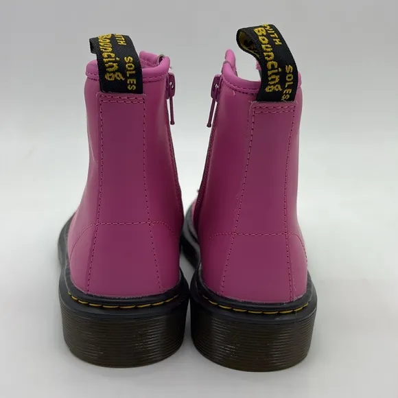 Child Dr. Martens Boots  Pink/Black 1460 J New With Box