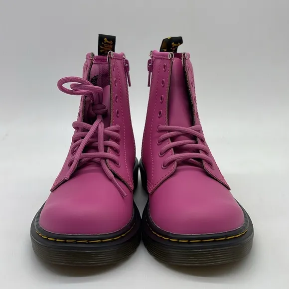 Child Dr. Martens Boots  Pink/Black 1460 J New With Box