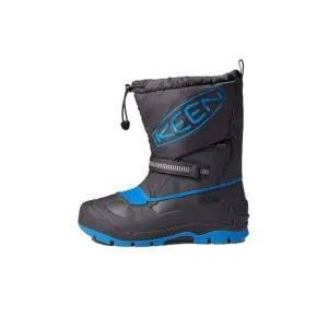Children Boys Winter Boots KEEN Kids Snow Troll WP 10 Black Shoes Warm