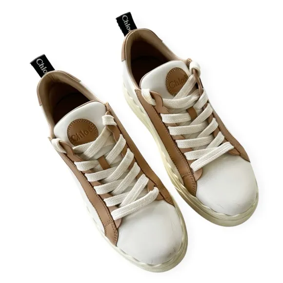 Chloé • Lauren Low-Top Leather Sneakers