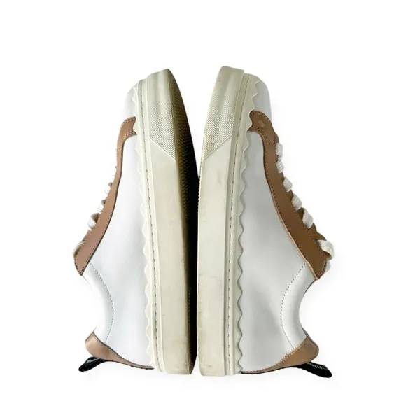 Chloé • Lauren Low-Top Leather Sneakers