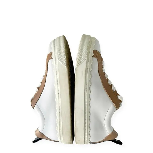 Chloé • Lauren Low-Top Leather Sneakers