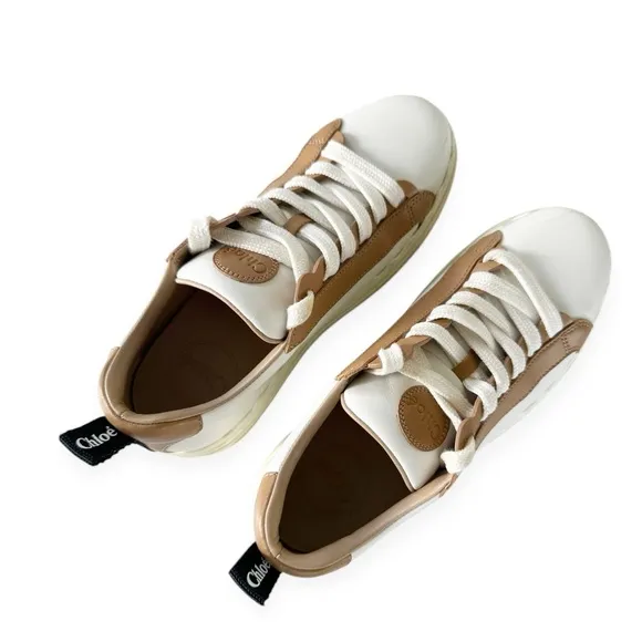Chloé • Lauren Low-Top Leather Sneakers