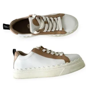 Chloé • Lauren Low-Top Leather Sneakers