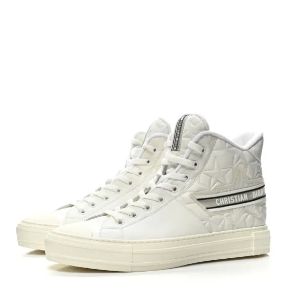 Christian Dior Etoile Embossed Dior High Top Sneakers