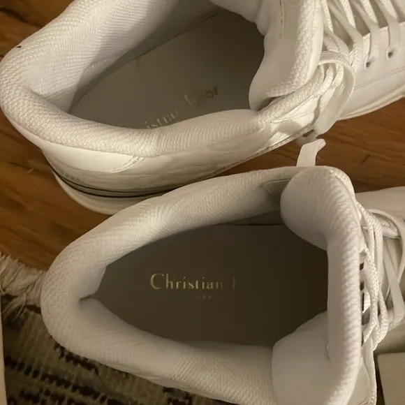 Christian Dior Etoile Embossed Dior High Top Sneakers