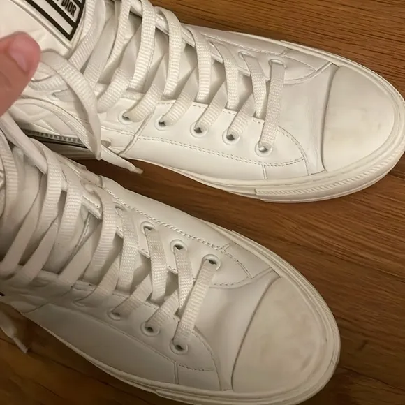 Christian Dior Etoile Embossed Dior High Top Sneakers
