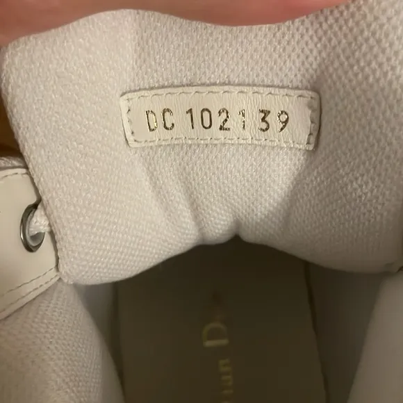 Christian Dior Etoile Embossed Dior High Top Sneakers