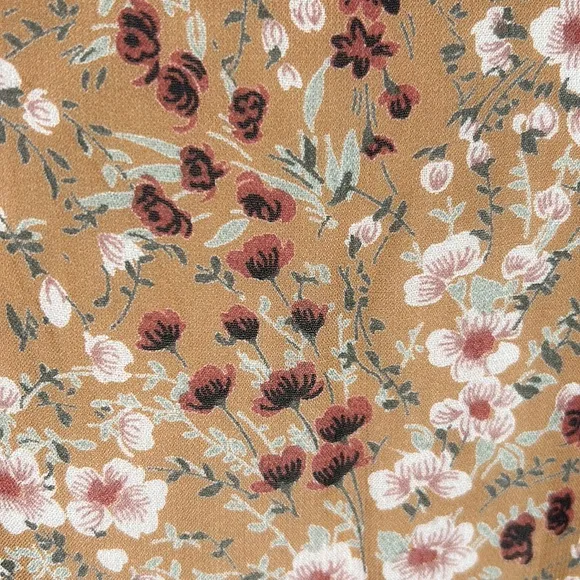 Christy Dawn Paloma Tassel Dress Rust Floral Garden New Size XS/S