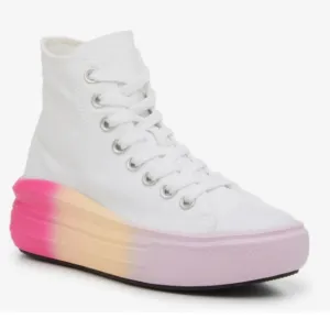 CHUCK TAYLOR ALL STAR MOVE PLATFORM BRIGHT OMBRE HIGH TOP SNEAKERS LIKE NEW