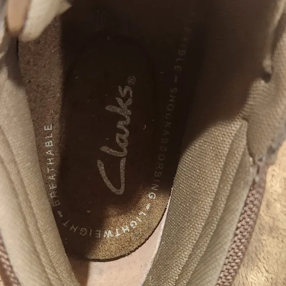Clarks Brown Moc-Toe Boots