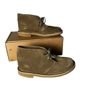 Clarks Collection Light Tan Suede Wallabee Chukka Boots Shoes Size 8.5W