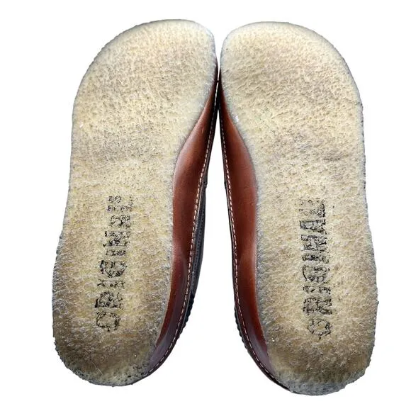 Clarks Originals | Men | Taiga Series Brown Leather Comfort Slip On Shoes | 13 M