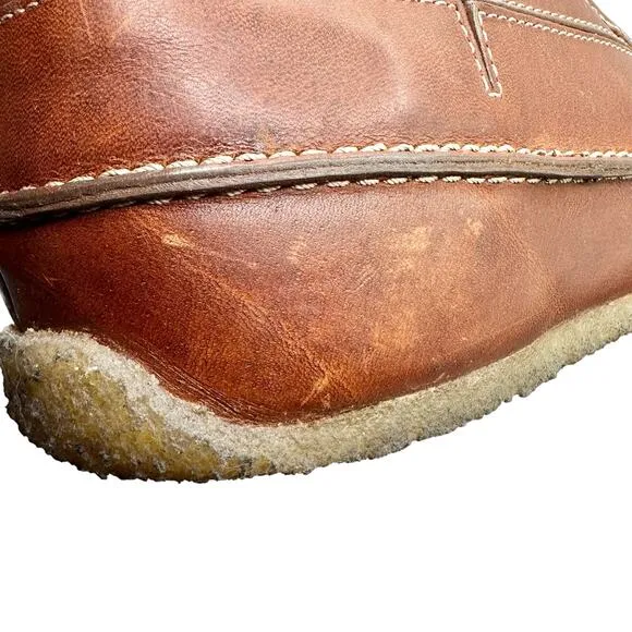 Clarks Originals | Men | Taiga Series Brown Leather Comfort Slip On Shoes | 13 M