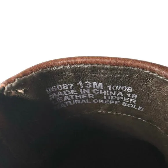 Clarks Originals | Men | Taiga Series Brown Leather Comfort Slip On Shoes | 13 M
