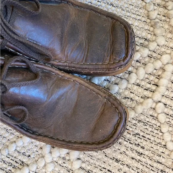 Clarks Stinson Hi 26063363 Mens Brown Leather Lace Up Chukkas Boots -‎ Size 6 m