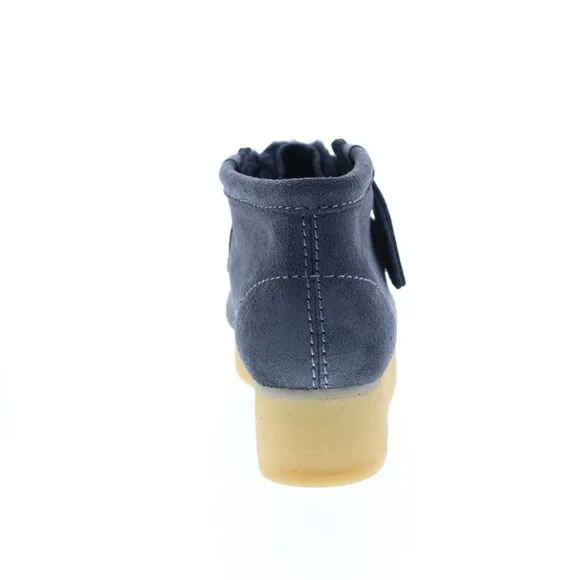Clarks Womens Wallabee Wedge Gray Boots (NWT)